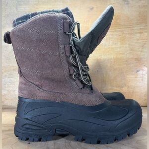 Bass Daredevil Leather Thermo Lite Performance Mens Sz 7 Insulations Boots Brown